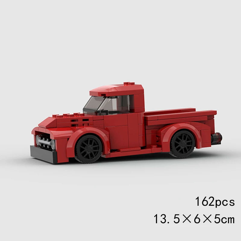City Speed Racing Car Model Building Blocks DIY Bricks MOC Toy Classic Rally Sports Super Racer Vehicle Christmas gift technique