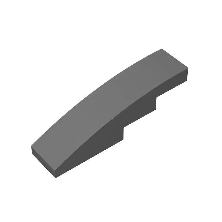 100pcs MOC Brick Part 61678 11153 Slope Curved 4 x 1 Compatible Building Block Particle DIY Assmble Kid Brain Toy Birthday Gift