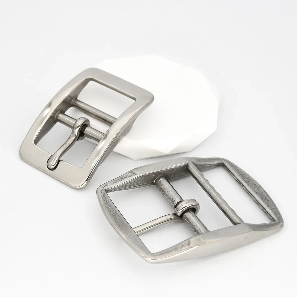1pieceStainless Steel Adjustable Belt Buckle Double-bar Pin Buckle Tri-glide Slider Horse Halter Harness Accessories Parts