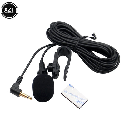 3m Professionals Car Audio Microphone 3.5mm Clip Jack Plug Mic Stereo Mini Wired External Microphone For Auto DVD Radio