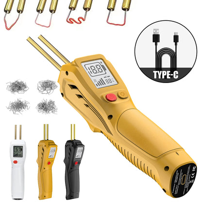 PWG-2 500W Latest LCD Display Handheld Wireless Charging Plastic Soldering Iron with 200pcs Soldering Tips Repair Tool