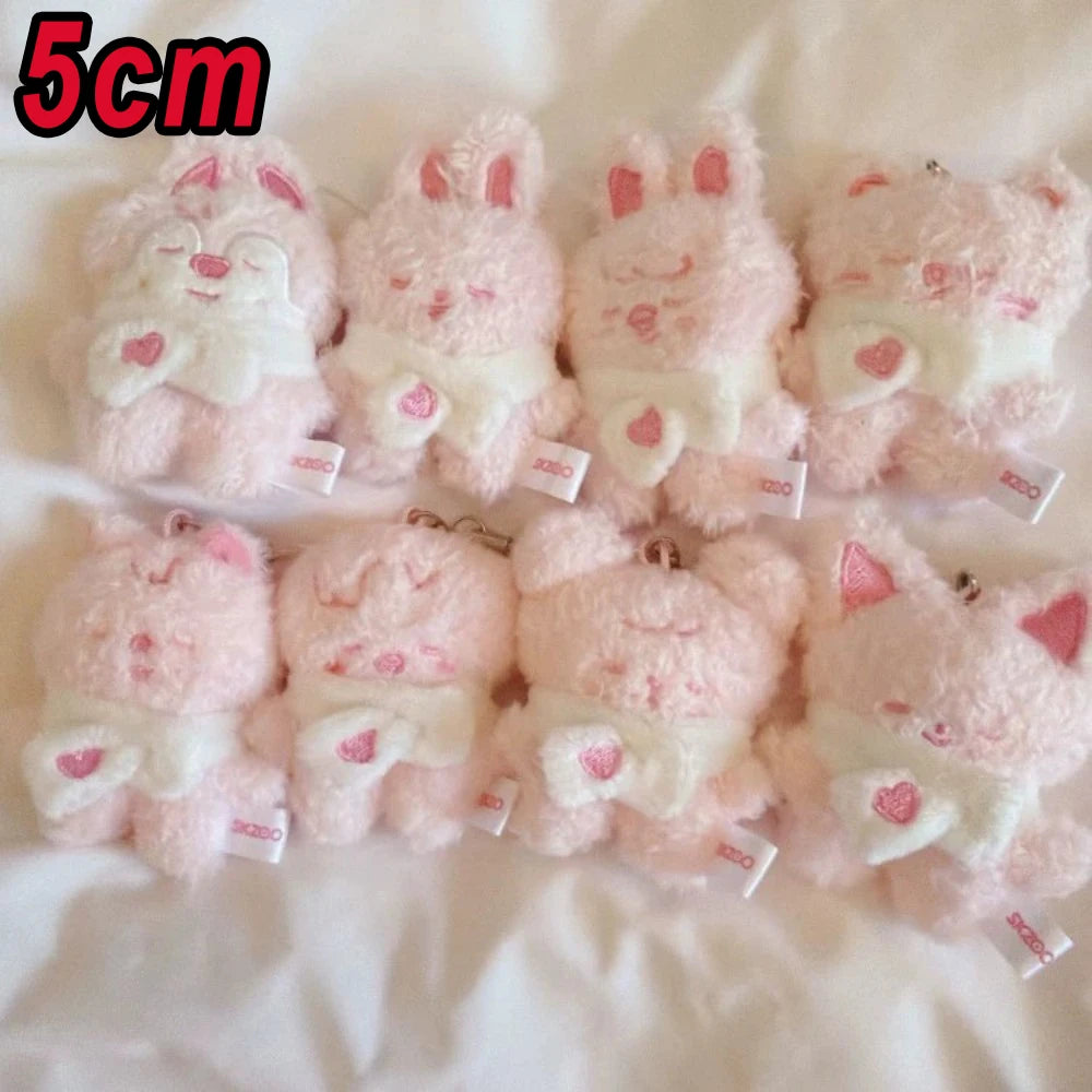 8pcs Skzoo Plush 25cm Kpop Cartoon Stuffed Animal Plushies Stray Kids Plush Doll Toys Kawaii JYP Adults KZ Fans Keychain  Gift