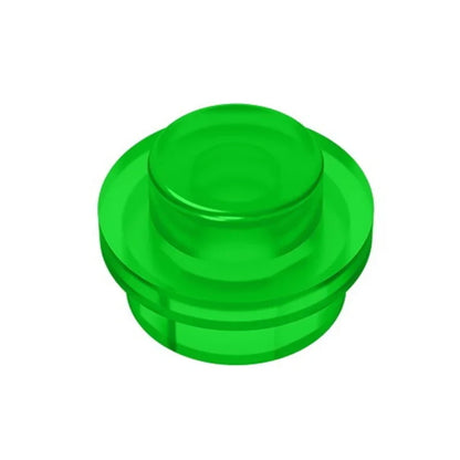 100PCS PLATE 1X1 ROUND Compatible With 4073 Round & Angles MOC Self-Locking Bricks Building Blocks Toys Accessories