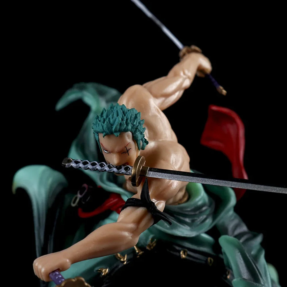 Anime Figure One Piece Luffy Roronoa Zoro Three-Blade Sa-Maximum Manga Statue PVC Action Collection Model Toys