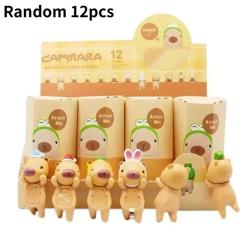Cute Capybara Series Hippers Harvest Blind box Cute Hippie Doll Trendy Car Mobile Phone Ornaments S Angel Toy Blind box 2025