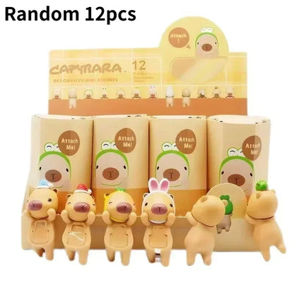 Cute Capybara Series Hippers Harvest Blind box Cute Hippie Doll Trendy Car Mobile Phone Ornaments S Angel Toy Blind box 2025