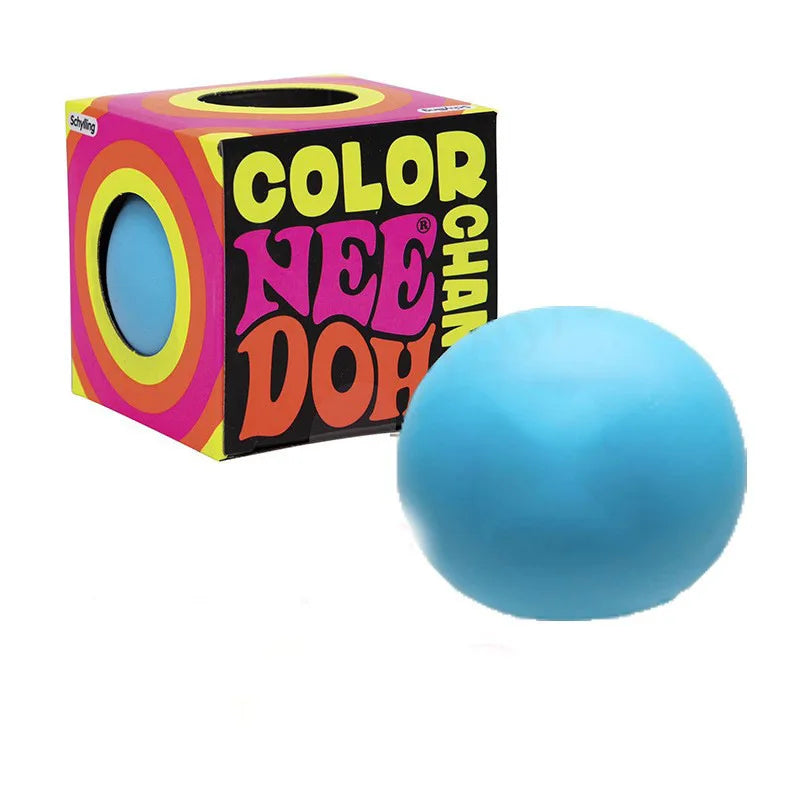 New Schylling needoh extrude Color Change Sensory Stress Relief Balls Relief Relieves Anxiety Fidget Squishy Toy bind box Gift