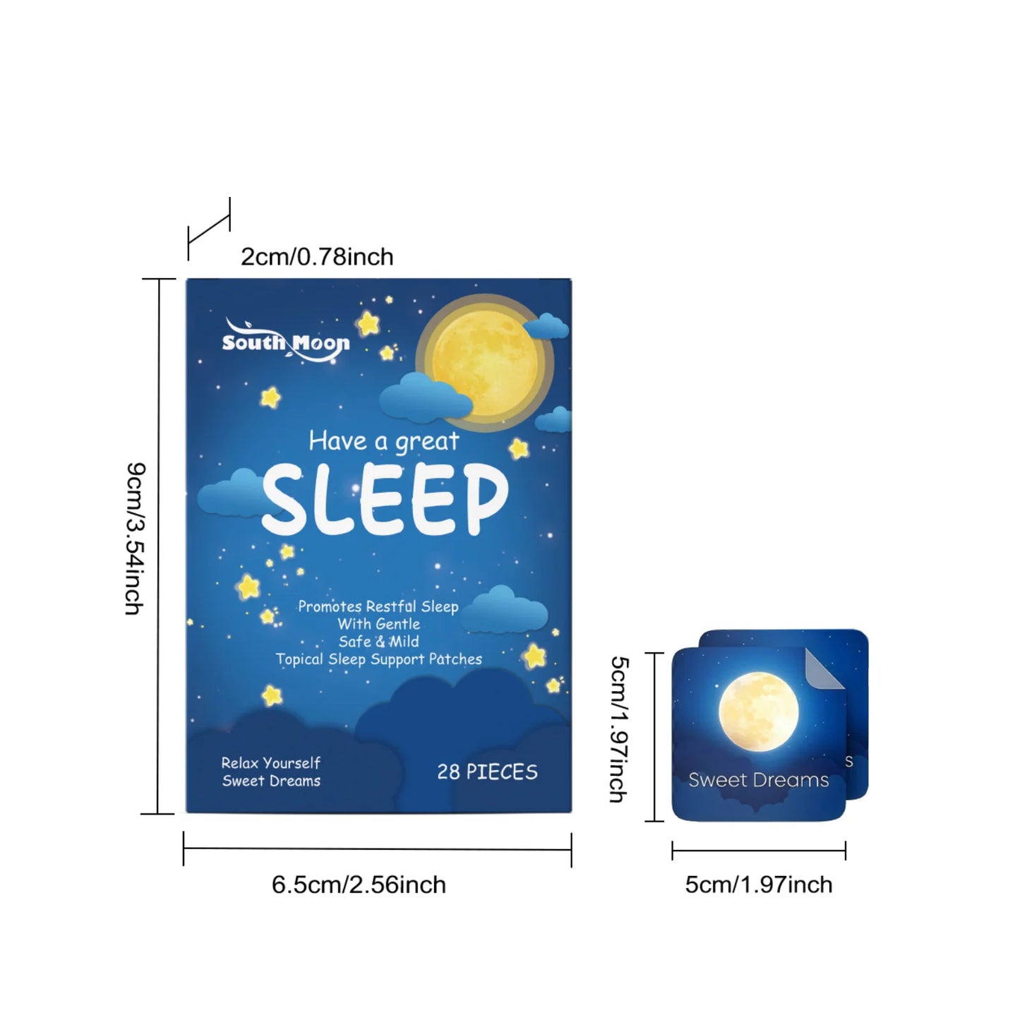 Deep Sleep Patches Relieve Insomnia Reduce Stress Anxiety Help Fall Asleep Sooth Neurasthenia Decompression Sleep Aid Patches