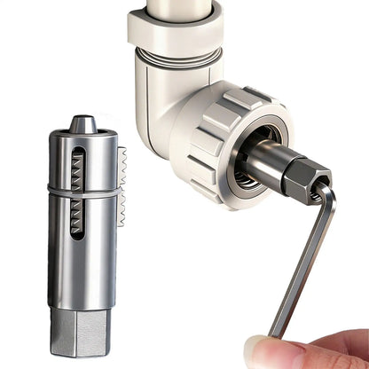 12mm And 14mm Broken Pipe Extractor Tool Adjustable Damaged Thread Extractor With Hex Wrench For Faucet Valve Tool accessories