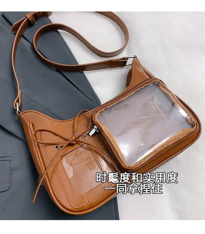 Koreańska Przezroczysta Torba Ita Bag JK Harajuku Duża Pojemność Torba Na Ramię Dla Kobiet Dziewcząt Torebka Y2k Kawaii Bolso Mujer