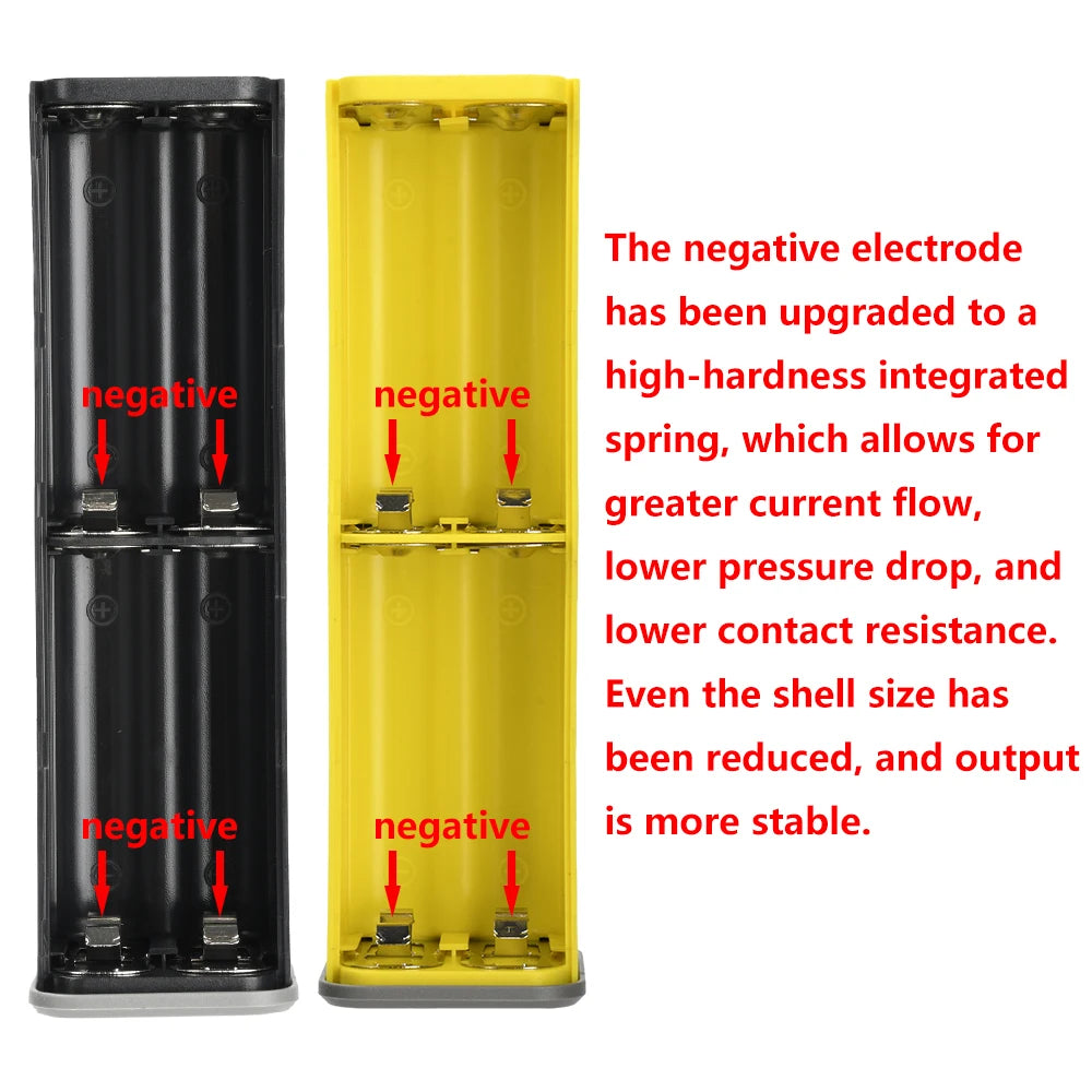 8Slots 18650/21700 Power Bank Case DIY Kit Mecha Transparent Quick Charge Flash Charger Battery Case Kit Power Bank Box Type C