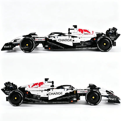 MK6025 NEW Technical Classic Performance 1900+Pcs RB21 White Sports Car Building Blocks MOC DIY Assembly Model Set Boys Toy Gift
