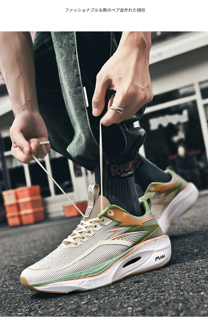 Marathon Running Shoes Speciality Men Sports Cushion Carbon Board Breathable Lightweight Comfortable Women's Athletic Sneakers