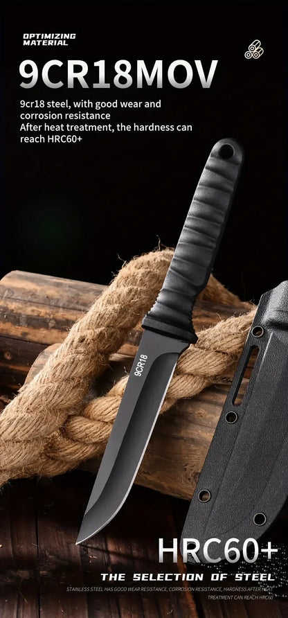 New Outdoor knife self-defense knife outdoor survival knife  high hardness one steel  portable mountaineering k