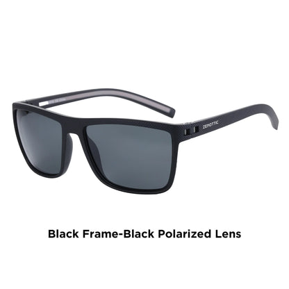 ZENOTTIC Retro Polarized Sunglasses for Men Lightweight TR90 Frame UV400 Protection Square Sun Glasses Night Vision Goggles