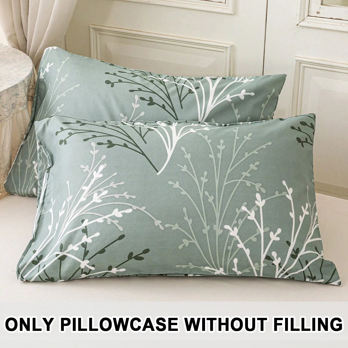 2pcs/4pcs Floral Pattern Pillow Cover Set (Pillow Inner Not Included), Soft & Comfortable, Suitable For All Seasons