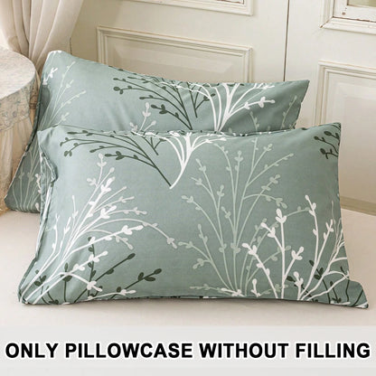 2pcs/4pcs Floral Pattern Pillow Cover Set (Pillow Inner Not Included), Soft & Comfortable, Suitable For All Seasons