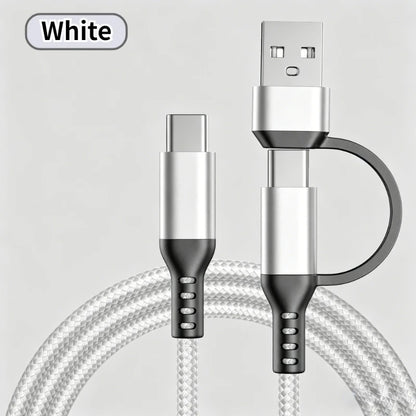 60w C To C Line Two-In-One Charging Cable USB To Type-c 1m/3m Suitable For Mobile Phones And Tablets Fast Charging Data Cable