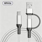 60w C To C Line Two-In-One Charging Cable USB To Type-c 1m/3m Suitable For Mobile Phones And Tablets Fast Charging Data Cable