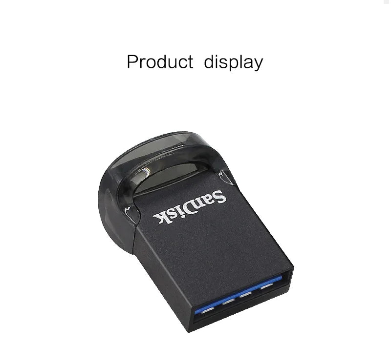 SanDisk Ultra Fit USB 3.2 Pendrive Mini 16GB 32GB 64GB 128GB 256GB 512GB CZ430 Pamięć USB Do 400 MB/s Dysk U