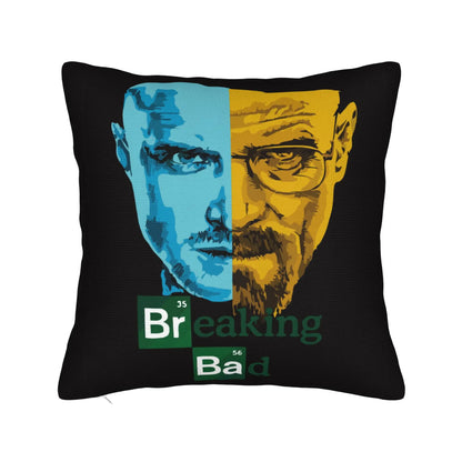 Saul Goodman Actor Square Pillow Case Breaking Bad Cushion Covers Customized Zippered Decorative Pillowcase for Sofa 40*40cm