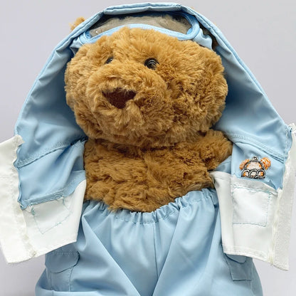 JC Pink Cake Bear Plush Toy, Leopard-Print Rabbit, Birthday Cake Plush Toy, Ski-Suit Bear Ornament, JC Sheepdog Plush Gift