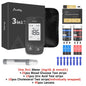 GUC 3in1 Multifunction Cholesterol Uric Acid Blood Glucose Meter Blood Sugar Test Strip Diabetes Glucometer Kit Gout Monitor