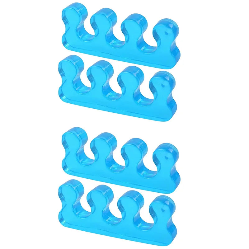 Silicone Manicure Pedicure Nails Finger Separator Flexible Finger Toe Spacer Separation Straighteners Tool Personal Health Care