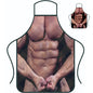 Funny Creative Personalized Muscle Men's Apron Household High-value Overalls Apron