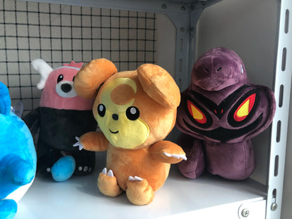 Pokemon Chikorita Cyndaquil Totodile Plush Pikachu Charmander Bulbasaur Peluche Charizard Gengar Eevee Family Stuffed Doll Gift