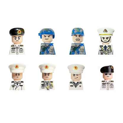 City Career 3D Building Block Dolls Toys Cartoon Character Models Mini Action Figures Educational Toys Children's Gifts