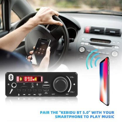 160W Amplifier Bluetooth MP3 WMA  APE Decoder Board 12V 40W Handsfree Car Audio Microphone USB TF FM Radio DIY Mp3 Music Player