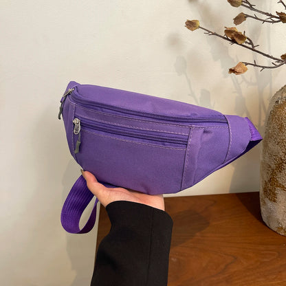 Fanny Pack Sports Festival Workout Traveling Running Large Crossbody Casual Hands-Free Wallets Waist Pack Phone Bag