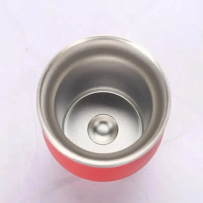 230ML Mate Cup 304 Stainless Steel Double Wall 8oz Portable Tea Mug Mate Tea Gourd With 2 In 1 Straw Spoon Give Cleaning Brush
