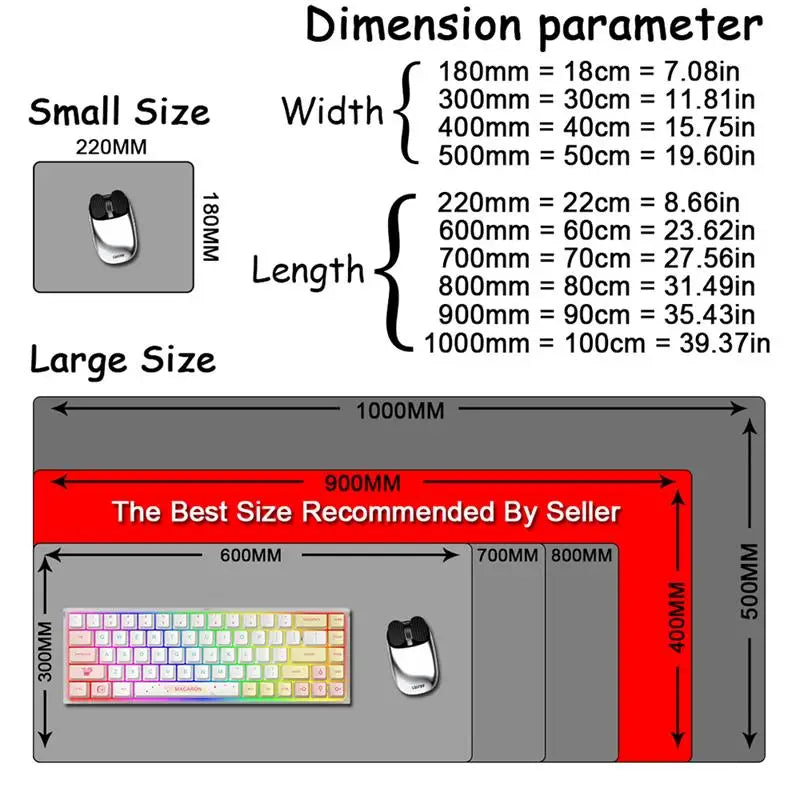 Gaming Laptops Keyboard Mat Desk Protector Gamer Mats Anime Heroes of Might and Magic 3 Map Deskmat Laptop Accessories Mouse Pad