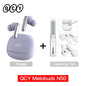 QCY Melobuds N50 ANC Bluetooth 5.4 Słuchawki Bezprzewodowe z Aktywną Redukcją Szumów 6 Mikrofonów Czyste Połączenia Wielopunktowe