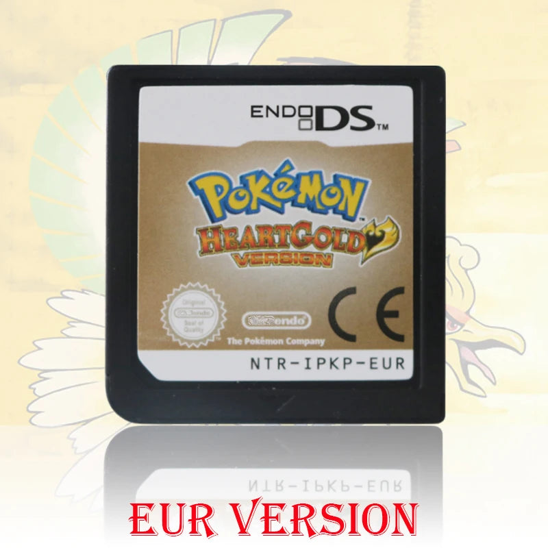 NOE/ESP/ITA/FRA/USA/EUR/AUS Version Pokemon HeartGold SoulSilver Platinum Diamond PearlVideo Game Card For DS 2DS 3DS Console