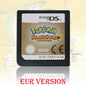NOE/ESP/ITA/FRA/USA/EUR/AUS Version Pokemon HeartGold SoulSilver Platinum Diamond PearlVideo Game Card For DS 2DS 3DS Console