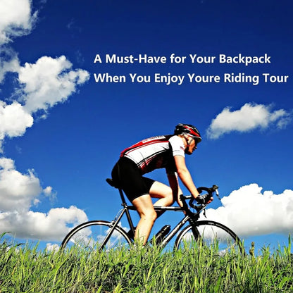 Emergency Bike Tire Repair Kit for Cyclists with Patches Metal Rasps Tire Levers Glue On-the-Go MTB Road Cycling Repair Tools