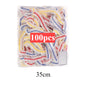 100Pcs Colorful Disposable Food Cover Lid Elastic Wrap Fresh Film Bag Cling Cover Bowl Cover, Kitchen Storage Bag