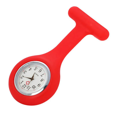 Pocket Watch Women's Digital Display Dial Clip-On Analog Clock Fob Nurse Brooch Pin Hang Pocket Electric Watch Fashion Watches