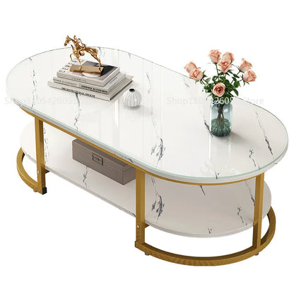 Coffee table living room, home sofa side table, light luxury, simple modern tea table, small coffee table, apartment type glass