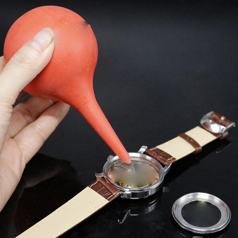 1/2/5/8/11PCS Rubber Watch Dust Air Blower Pump Soft Cleaning Wristwatch Parts Cleaner Blower Tool Brush Watch Repair Tool Set