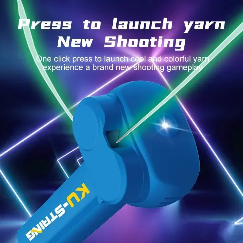 Launcher Loop Rope Toy Rope Launcher Zip String Handheld Adjustable Speed Luminous Rope Lasso Kids Adult Fun Game Toys Gift