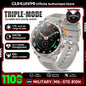 2026 New T-REX3 1100mAh Battery SmartWatch 10ATM Waterproof Compass Altitude HD Bluetooth call Sports Flashlight Smart Watch Men