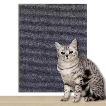 DIYSelf-Adhesive Cat Scratching Mat Trimmable Cat Carpet Cat Scratching Carpet Corner Wall Cat  Scratch Sofa Furniture Protector