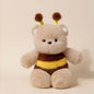 Creative Run Fast Series Plush Toys Cartoon Stuffed Animal Soft Cute West Highland calf Babys Appease Doll Pendat for Kid Gifts