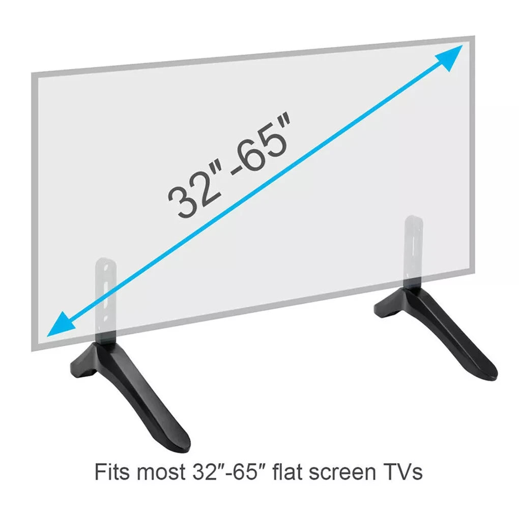 Steel TV Base For LCD Screen Stand Stable And Durable -Heavy-duty Steel Can Carry Up To 15kg Of Load