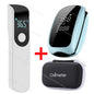 Rechargeable Medical Oximeter Strap Lanyard Fingertip Pulse Oximeter Blood Oxygen Saturation Monitor Digital LED Display Child