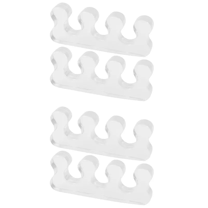Silicone Manicure Pedicure Nails Finger Separator Flexible Finger Toe Spacer Separation Straighteners Tool Personal Health Care